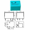 Rele 1XU 6A 12V 320R MS - RELH100FD12