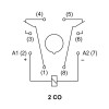 Rele 24VDC 2 X10A ,8 pin ELMARK - RELMK2P-24DC