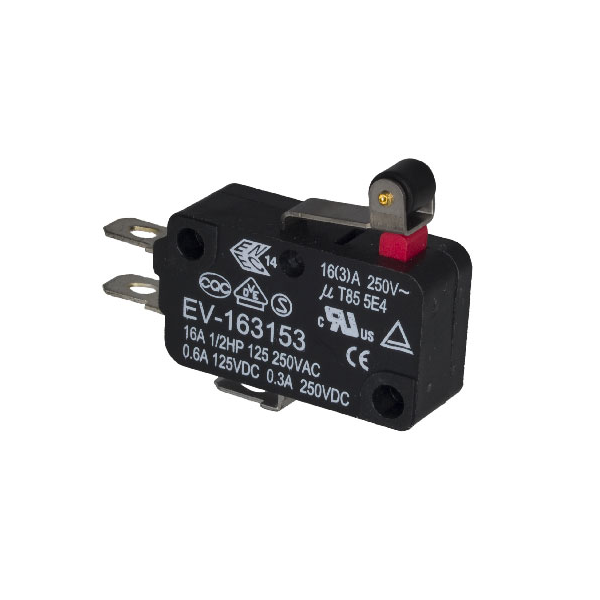 Mikroprekidač 16A/250VAC; 0.6A/125VDC, EV163153 - PREMI16EV-1