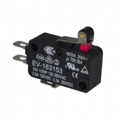 Mikroprekidač 16A/250VAC; 0.6A/125VDC, EV163153