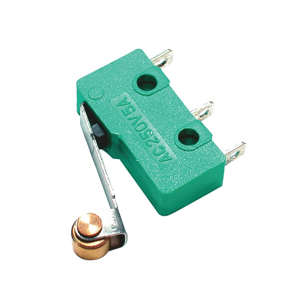 Mikroprekidač 5A 250V+roler 20x10x6mm - PREMI5R