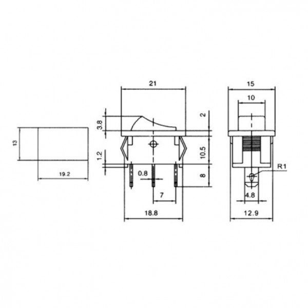 Prek.uni.1pol. 1x6A/250 V - PREU1A/ST1