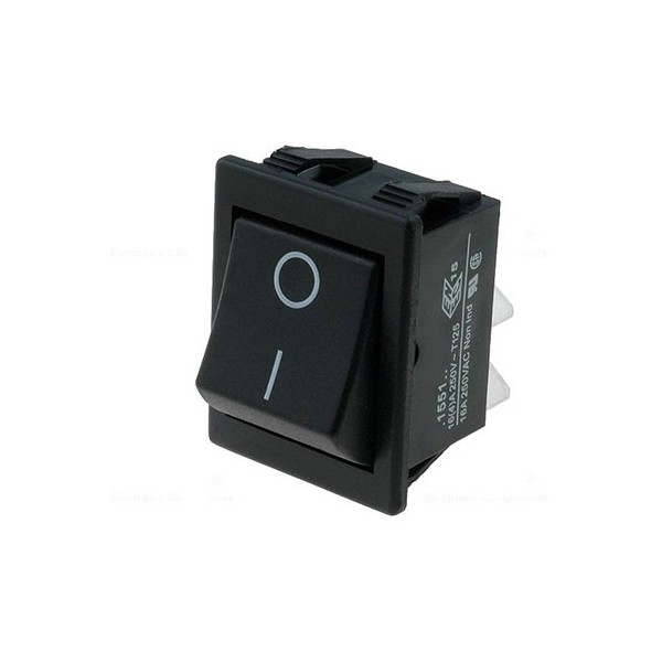 Prek.uni.2 X On/Off 16A 250V crni - PREU2C