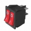 Prek.uni. dupli 15A/250VAC (1-0) crveni - PREU2F