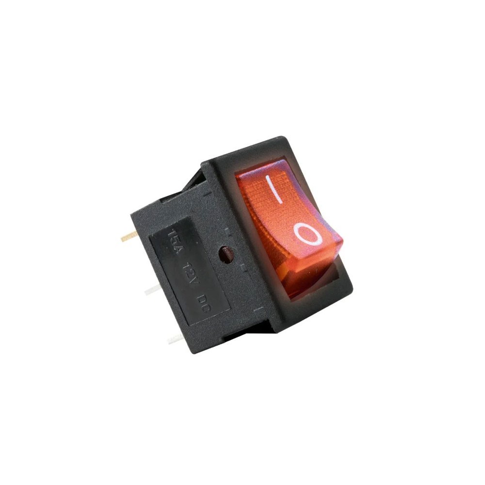 Prek.uni.mini 1X15A/12V (1-0) Crveni - PREUM1G