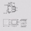 Prek.uni.mini 2pol.U-I 10A 250V 24x21mm - PREUM2A