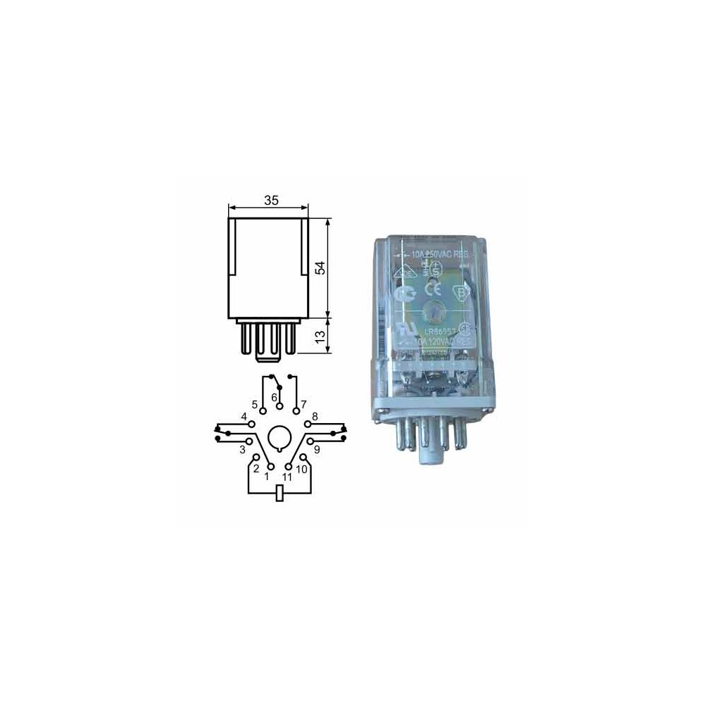 Rele TRP6931 24VDC ,PR59 - RELTRP6931-24VDC