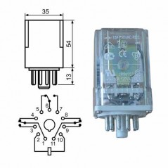 Rele TRP6931 24VDC 