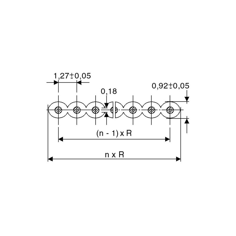 Kabl flat 64x0.09 sivi - PROF64SI