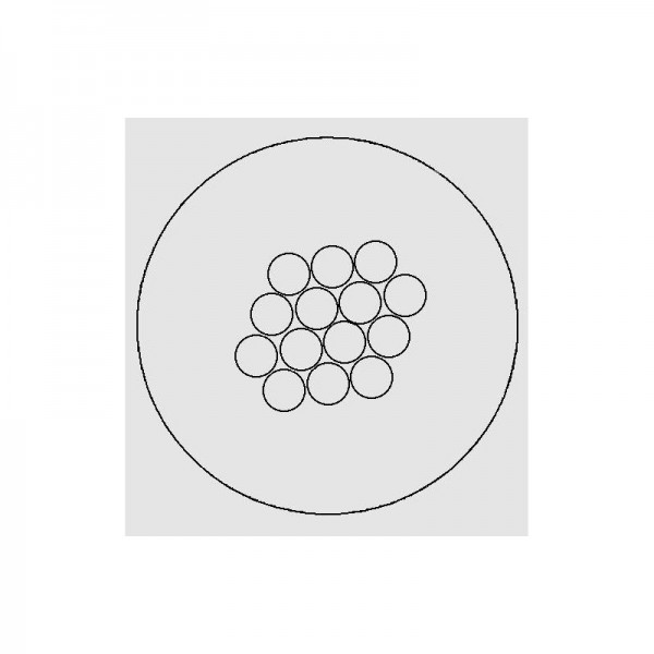 PVC lic. provodnik 1 x 0.25 mm²  crveno crna - PROL025CV