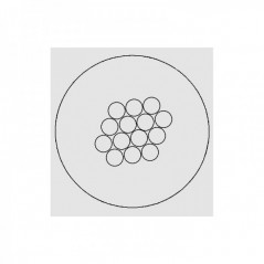 PVC lic. provodnik 1 x 0.25 mm²  plava