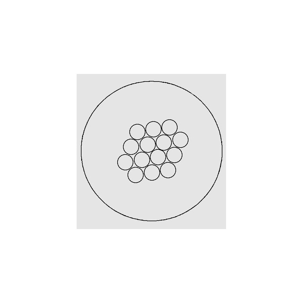 PVC lic. provodnik 1 x 0.25 mm²  crveno crna - PROL025CV