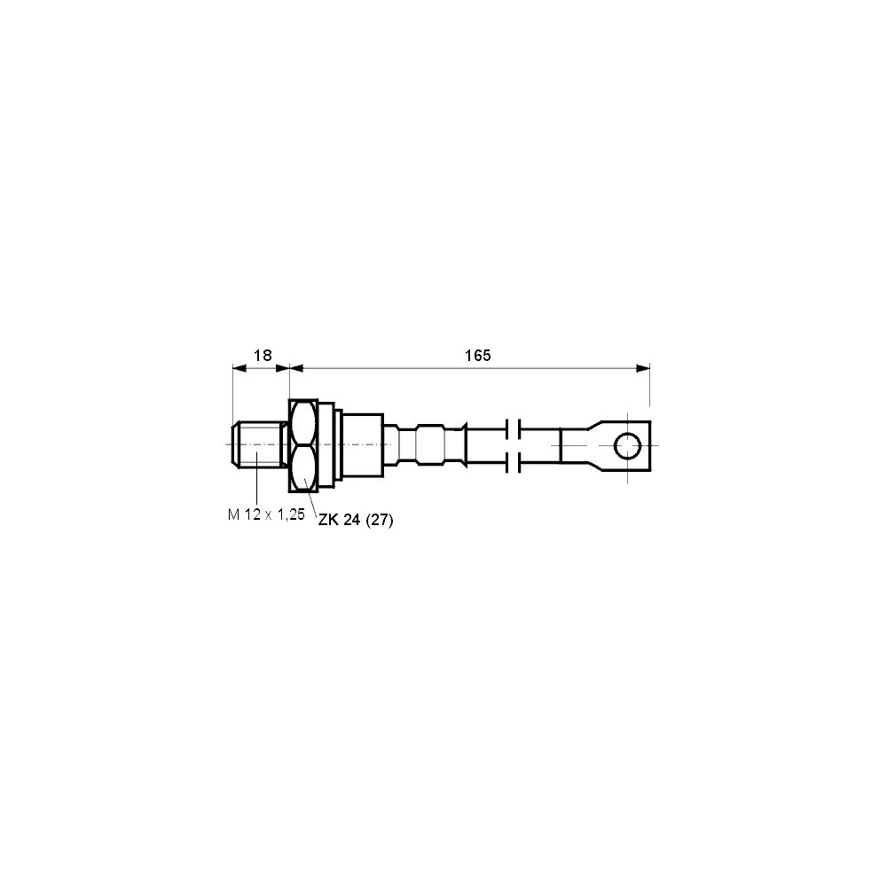 Dioda 150A 1200V M12 A - DIOD150UR120