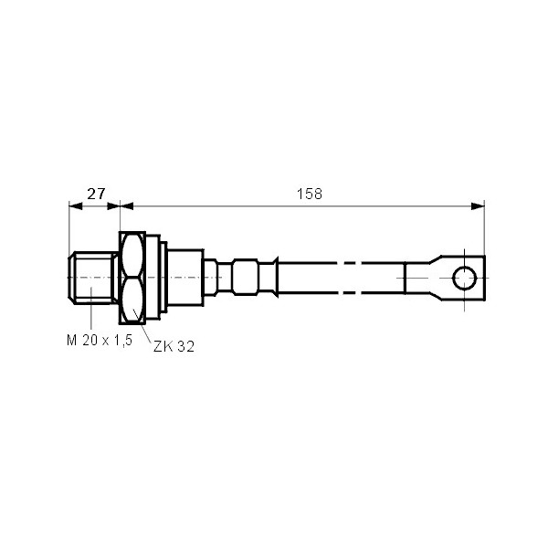 Dioda 250A  800V M20, A - DIOD161-250