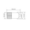 Sijalica LED BA9S, 24V  AC/DC Crvena - SLBA9-24C