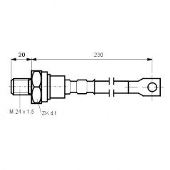 Dioda 320A 1000V  M24  A