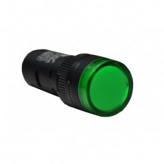 LED Zelena signalna sijalica 220V AC 16mm