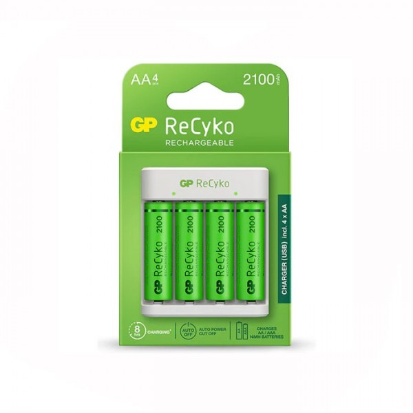 Punjač+bat NiMH.4x2100mAh E411 GP - PUBGPU411