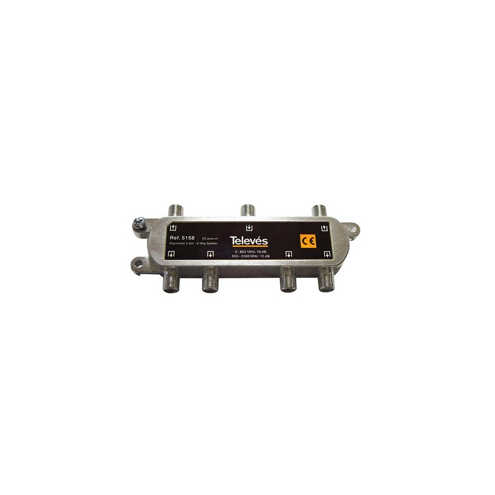 Spliter 1/6 5MHz- 1GHz TELEVES - SPLI1/6