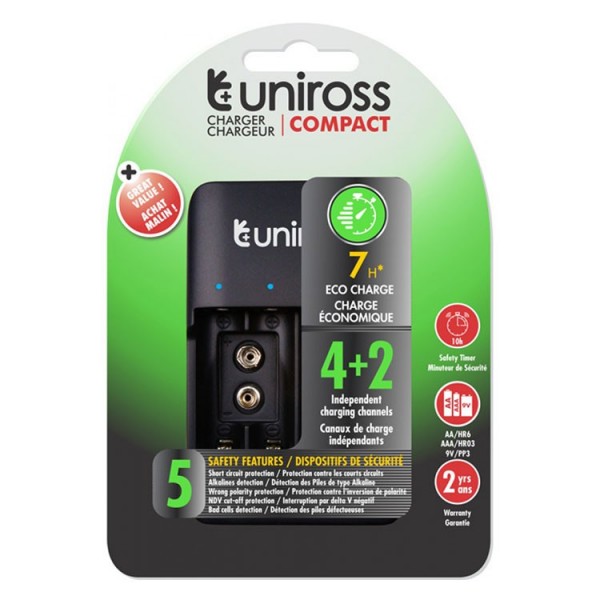 Uniross Punjač COMPACT USB - PUB-UNI1