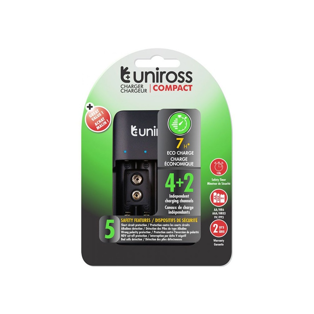 Uniross Punjač COMPACT USB - PUB-UNI1