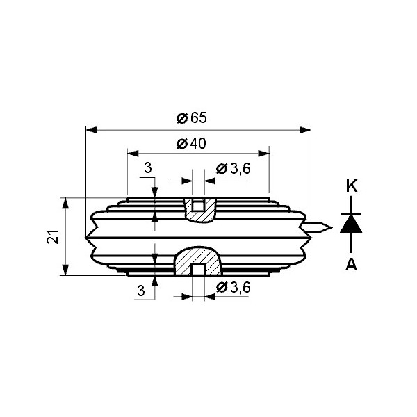 Dioda  800A  - DIODV867-800