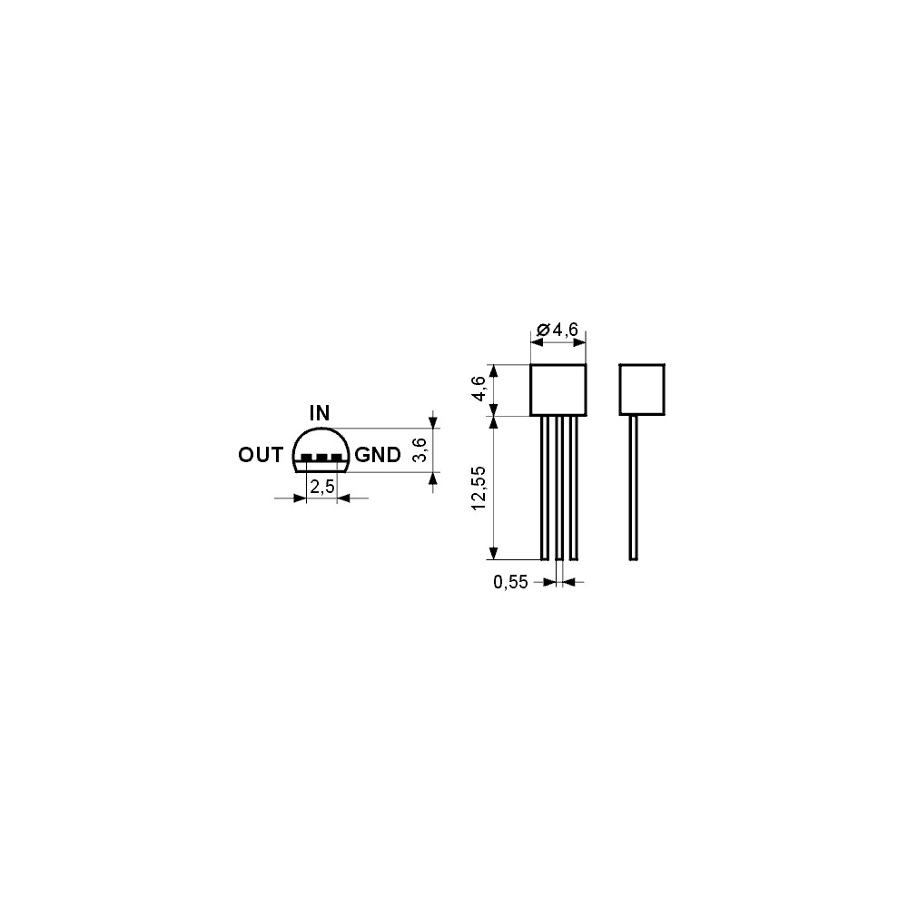 Stab.napona  -5V 0.1A,TO92 - STN79L05