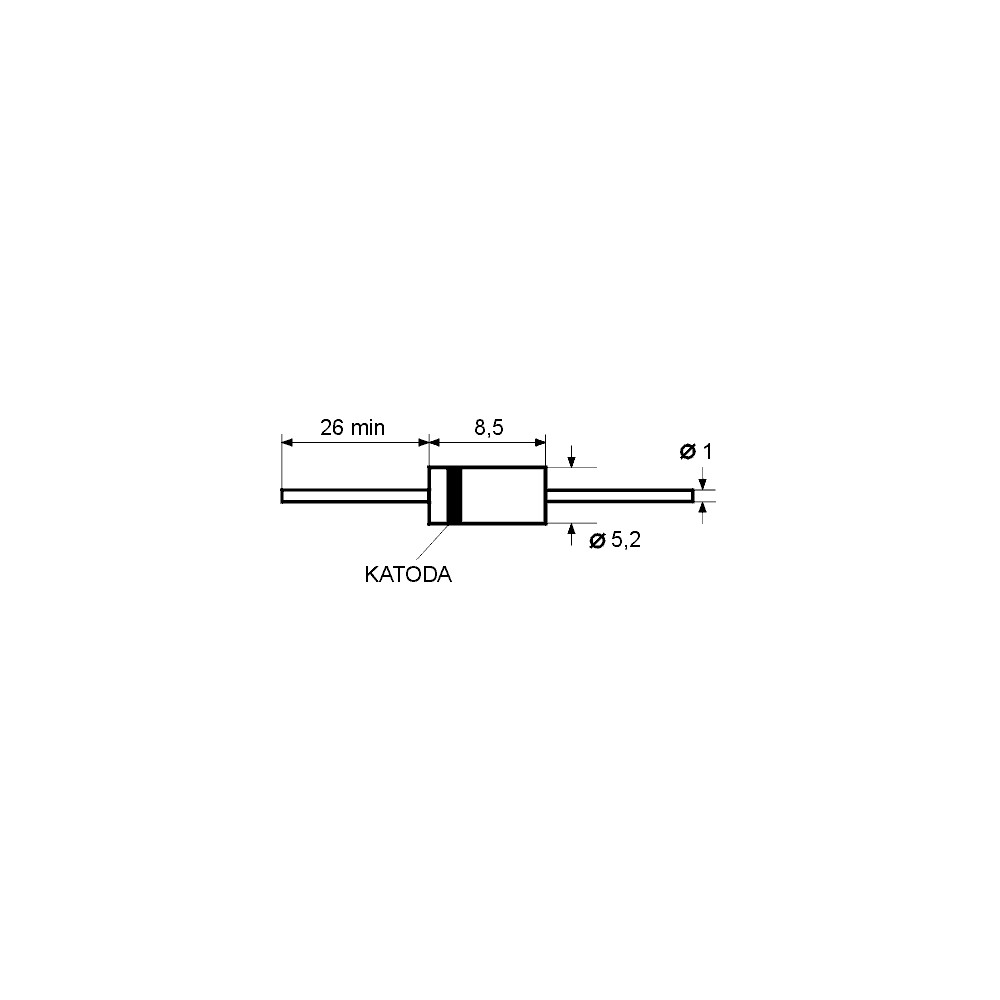 Dioda ultra brza 75ns 1000V 3A - DIOFUF5408