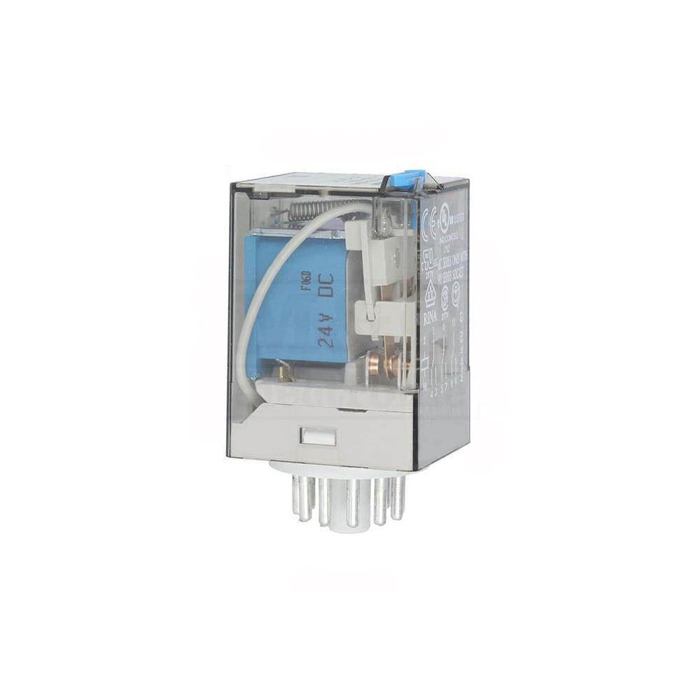 Rele 24VDC 3X10A  384R  ELMARK 60.13 - REL-E6013-24DC
