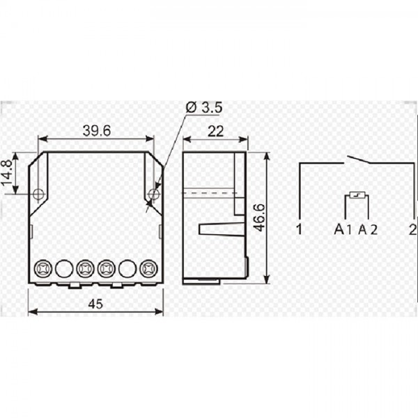 Rele Finder 26.01.8.230.0000 230V 10A - RELF26018230