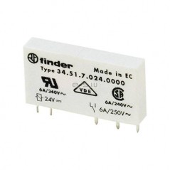 34.51.7.024.0010,1CO 6A,24VDC Finder