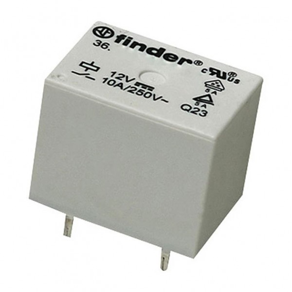 Relej FINDER F3611.9.012 1xU 10A 12V DC - RELF36119012
