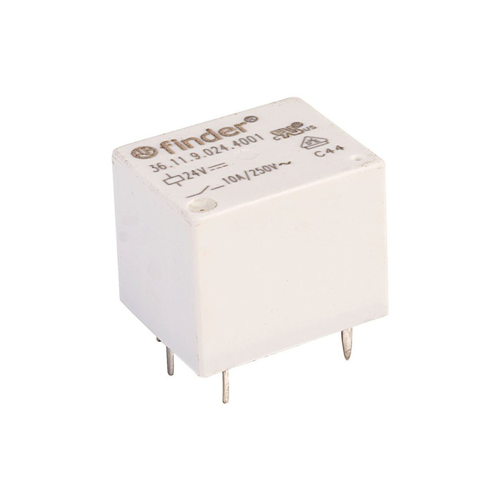 Relej FINDER F3611.9.024 1xU 10A 24V DC - RELF36119024