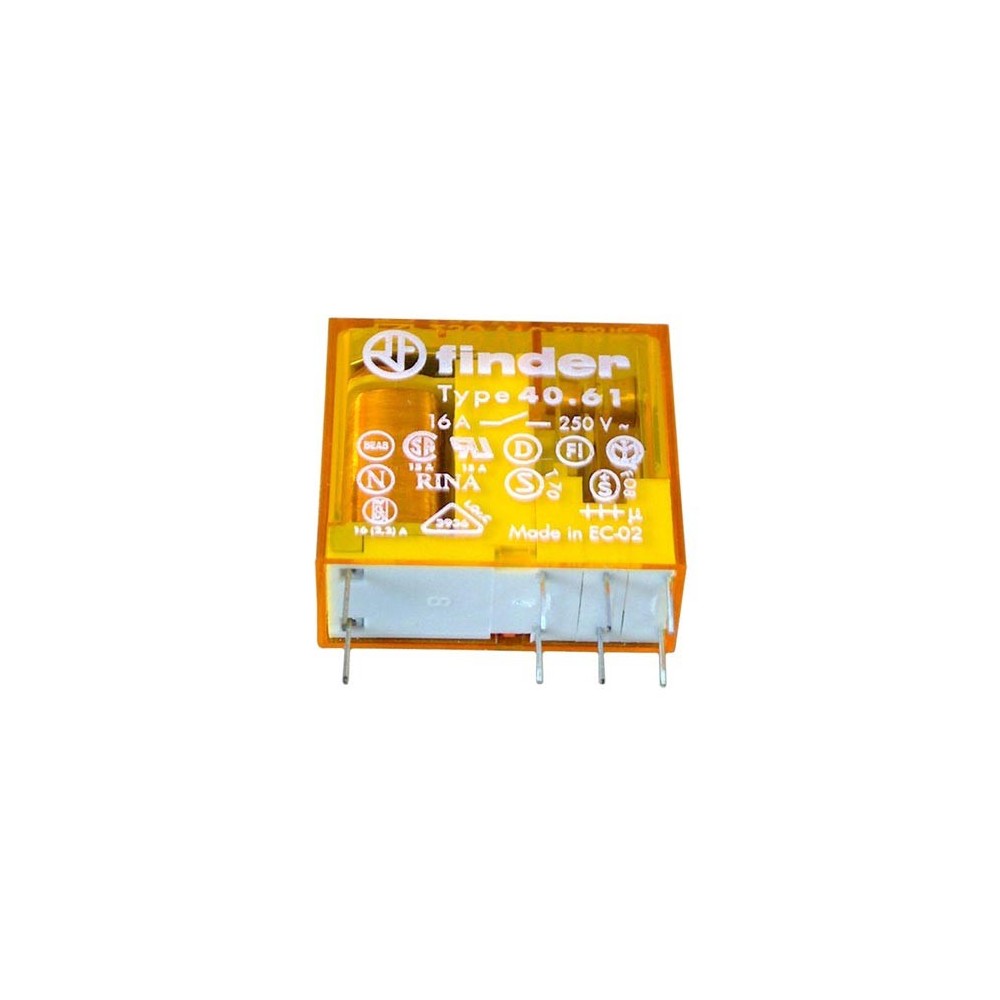 Rele Finder 1x16A 12V DC 40.61.7.012.0000 - RELF40617-12