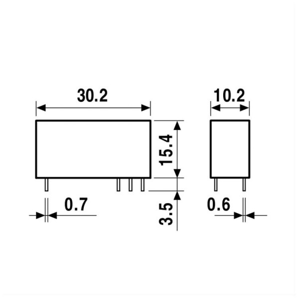 Relej Finder (1xM+R)10A 12V DC 580R - RELF43417012