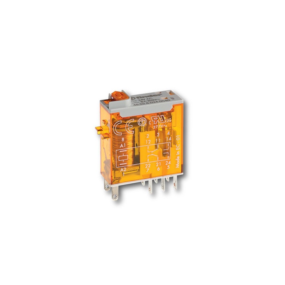 RELEJ FINDER 46.52.9.024 2xU 8A 24V DC - RELF4652-24