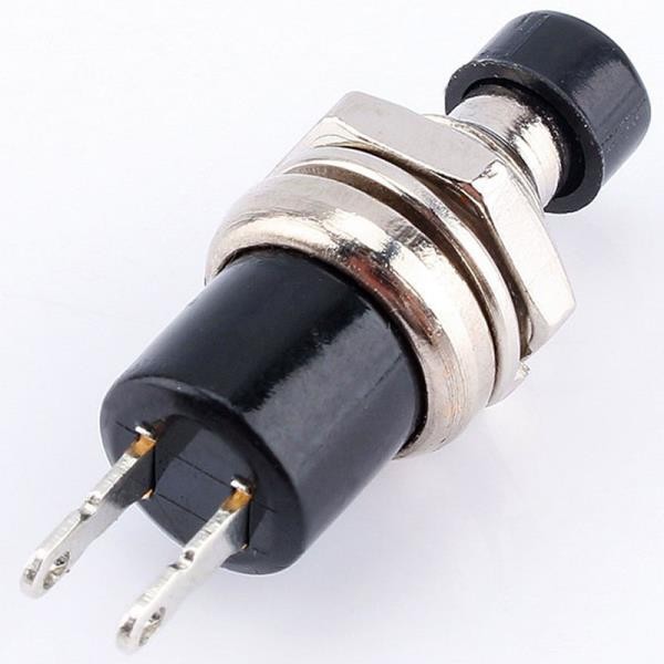 Taster mini NO crni  M7 1xA 50VDC,0.5A - TASMINNOCN