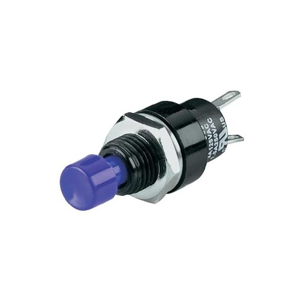 Taster mini NO plavi M7 1XA,50VDC, 0,5A - TASMINNOPL