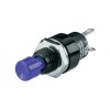 Taster mini NO plavi M7 1XA,50VDC, 0,5A - TASMINNOPL