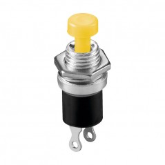 Taster mini NO zuti M7,1XA 50VDC, 0.5A