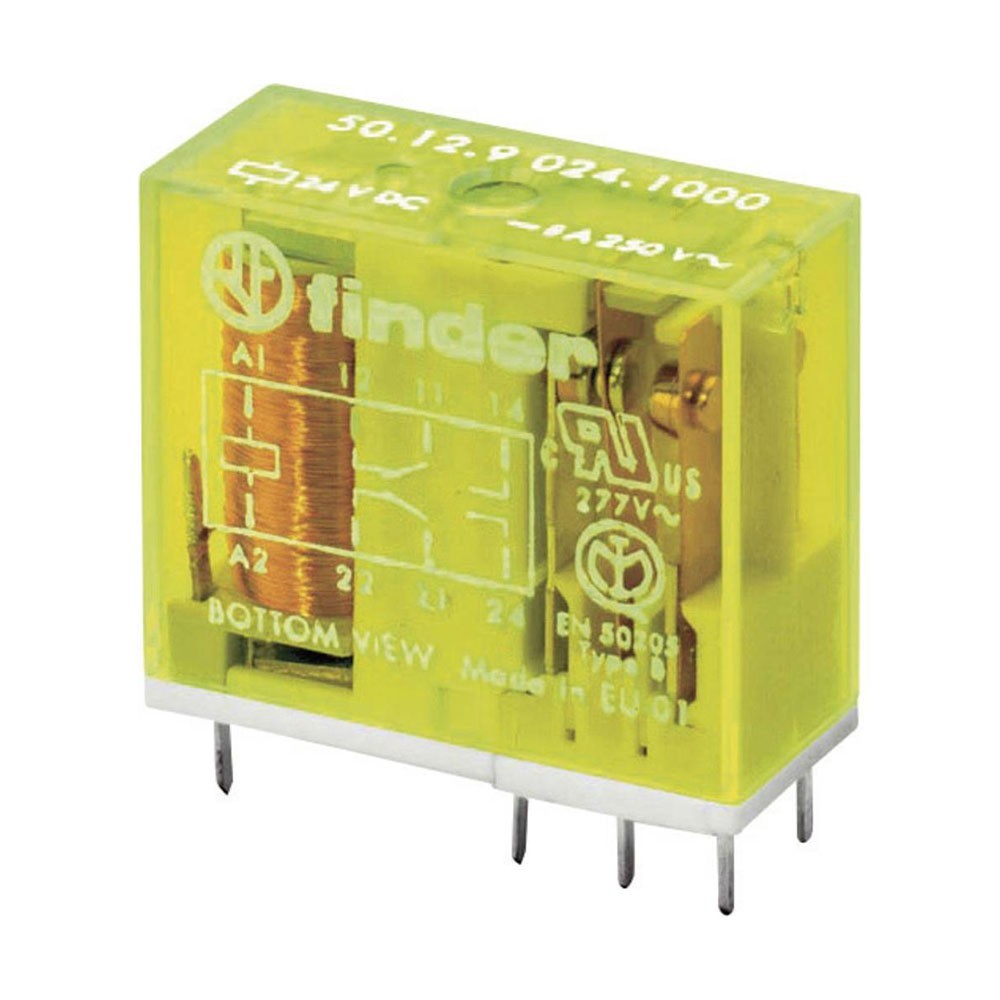 Rele Finder  2CO 8A, 110VDC  50.12.9.110 - RELF5012-110VDC