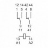 RELEJ FINDER 55.32.8.024 2xU 10A 24V AC - RELF5532-24AC