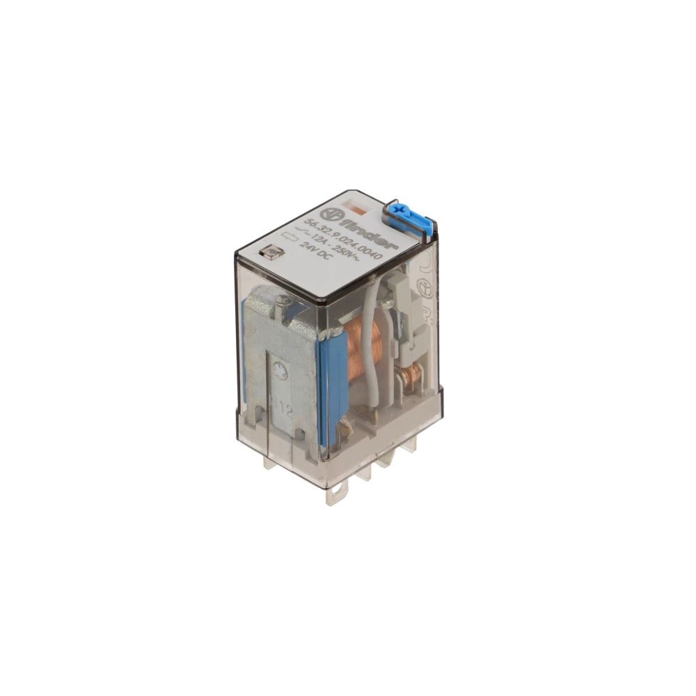 Rele Finder (2NO+2NC) 12V DC 12A 123R  - RELF5632012