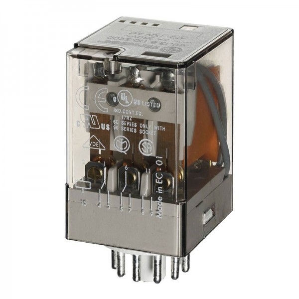 Rele Finder 3CO 10A 230V AC 60.13.8.230.0040 - RELF6013-230AC
