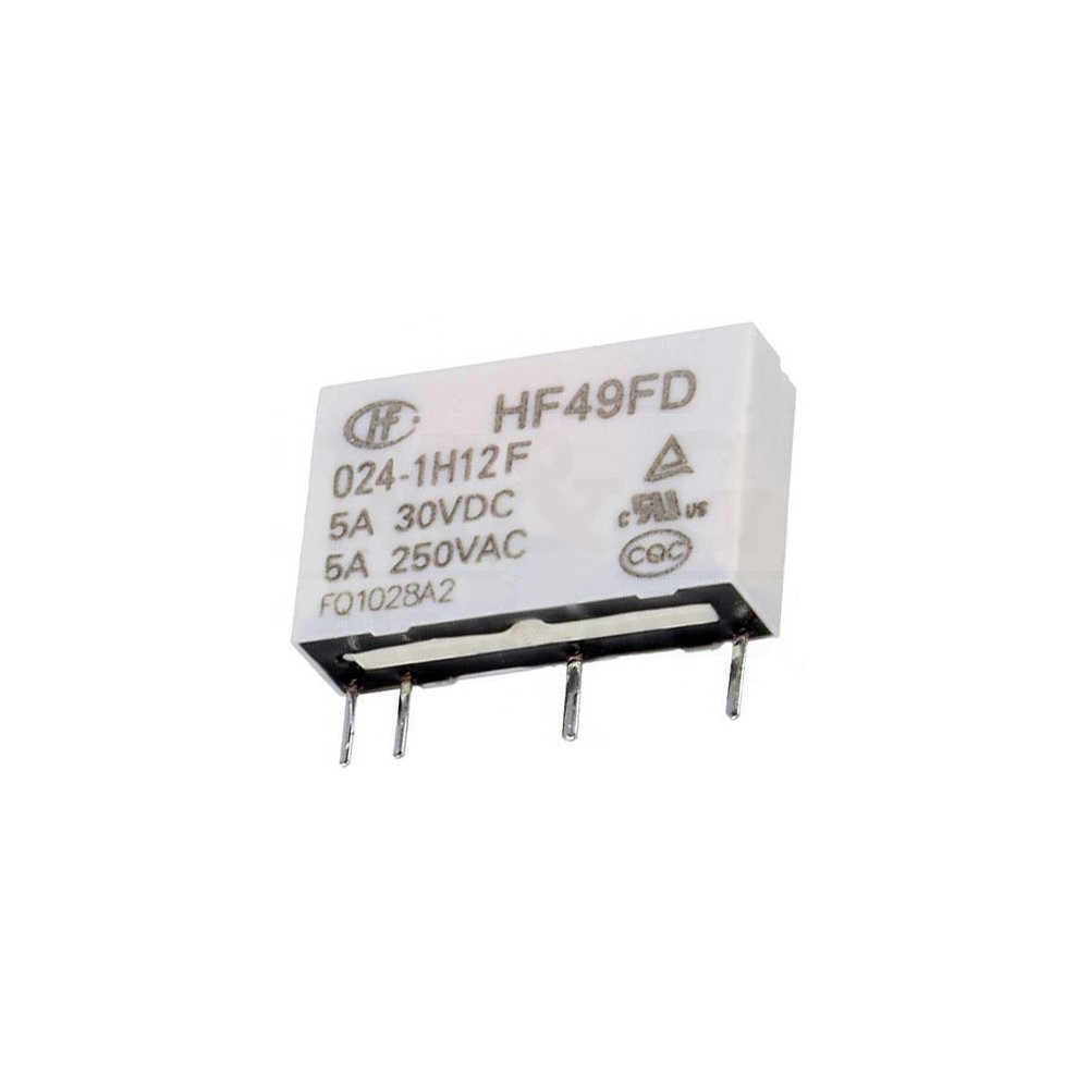 RELEJ HONGFA HF49FD/024-1H12F 1xNO 5A 24V - RELHF49FD/024-1H12F