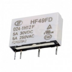 RELEJ HONGFA HF49FD/024-1H12F 1xNO 5A 24V