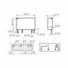 RELEJ HONGFA HF49FD/024-1H12F 1xNO 5A 24V - RELHF49FD/024-1H12F