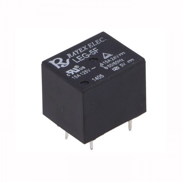 Relej U = 5VDC; 15A/120VAC; 15A/24VDC - RELLEG5F