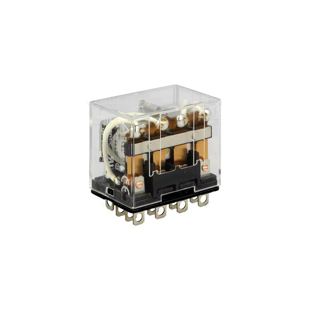 Relej 4NO+4NC 230V AC  10A - RELLY4-230V