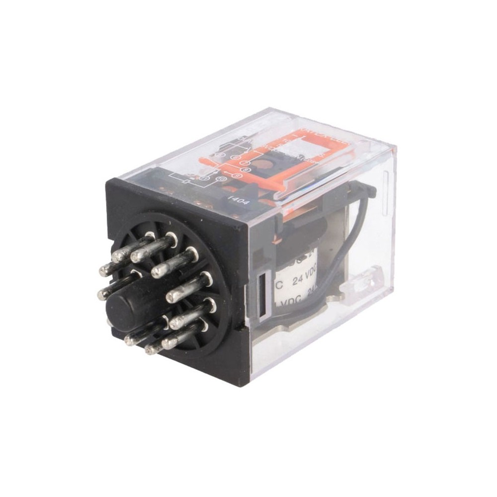Relej MK3P5I 24V DC, 10A, 90R, 3xM+R - RELMK3P5I24DC